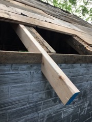 Finished roof